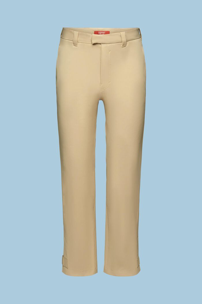 Spodnie dresowe o prostym fasonie, SAND, detail image number 6