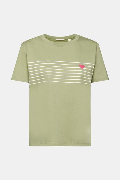 T-shirt z nadrukiem serca