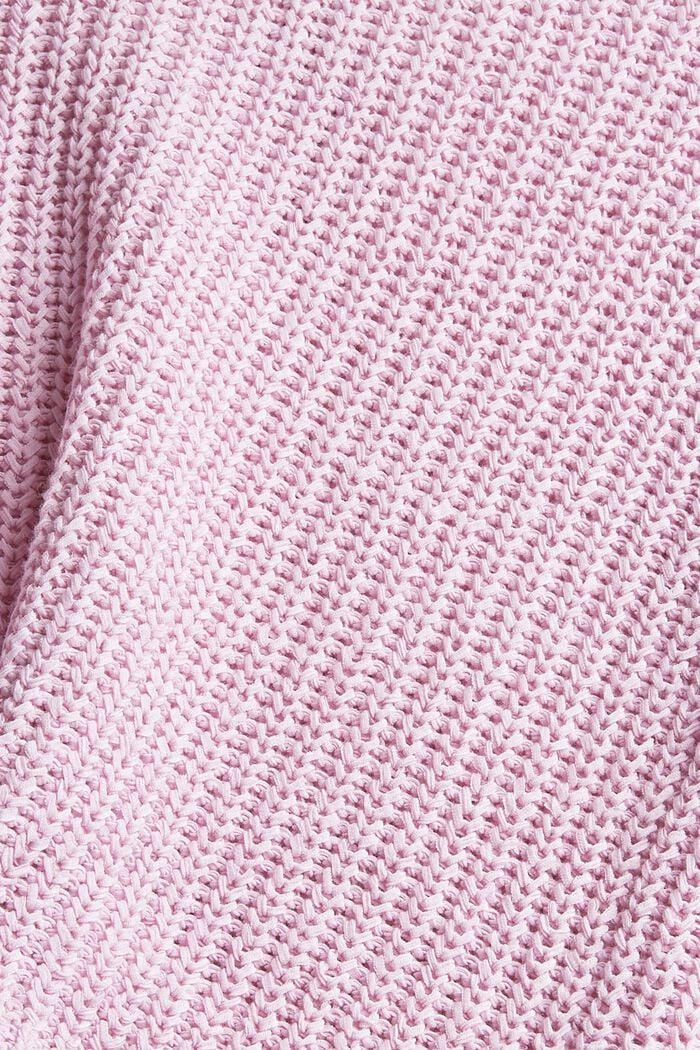 Sweter z mieszanki bawełnianej, PINK, detail image number 4