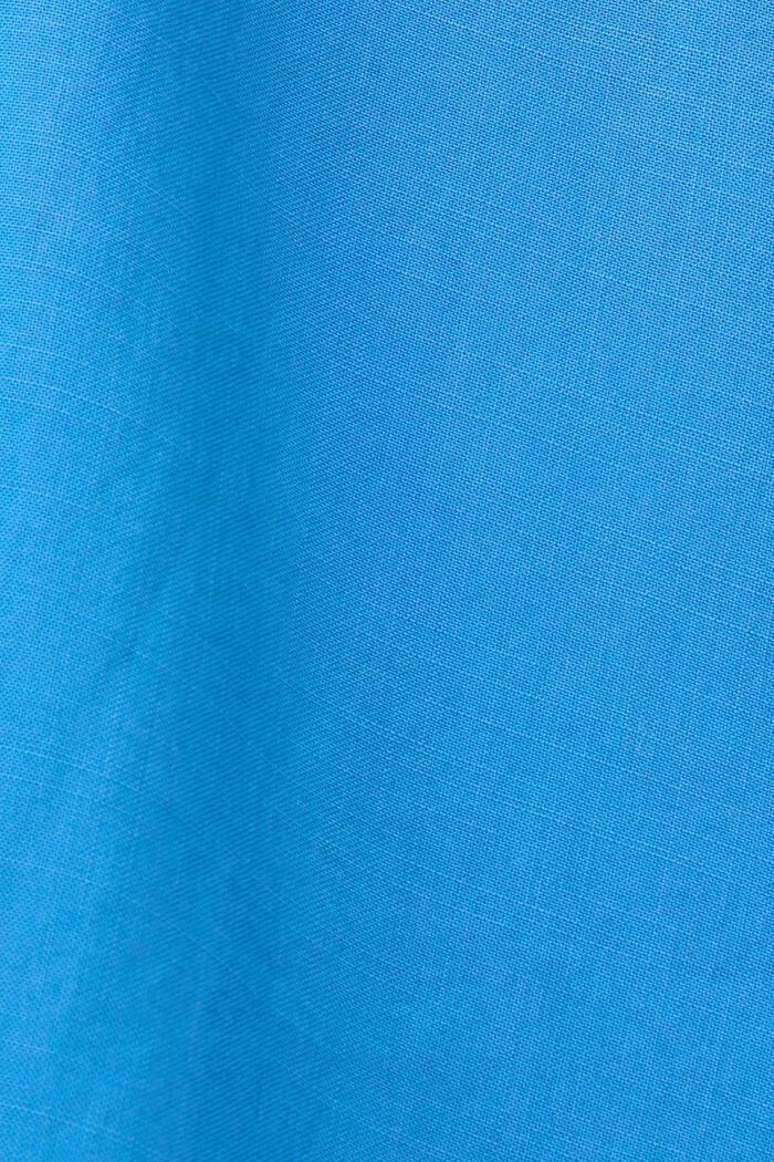 Sukienka bez rękawów z elastycznym kołnierzem, BRIGHT BLUE, detail image number 5