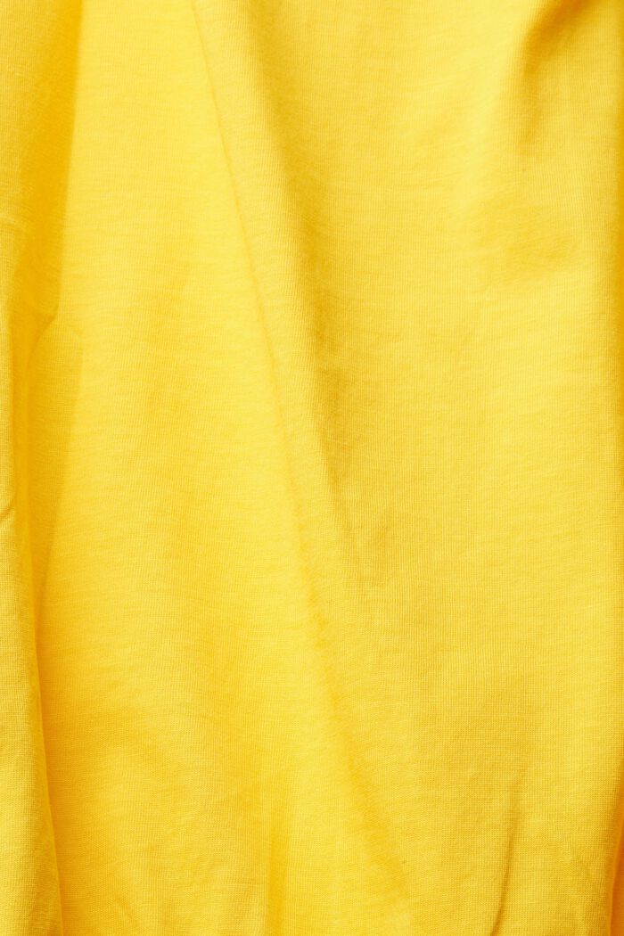 T-shirt z elastycznym pasem, SUNFLOWER YELLOW, detail image number 4