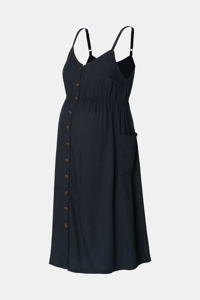 MATERNITY Sukienka midi z funkcją karmienia, BLACK INK, detail image number 5