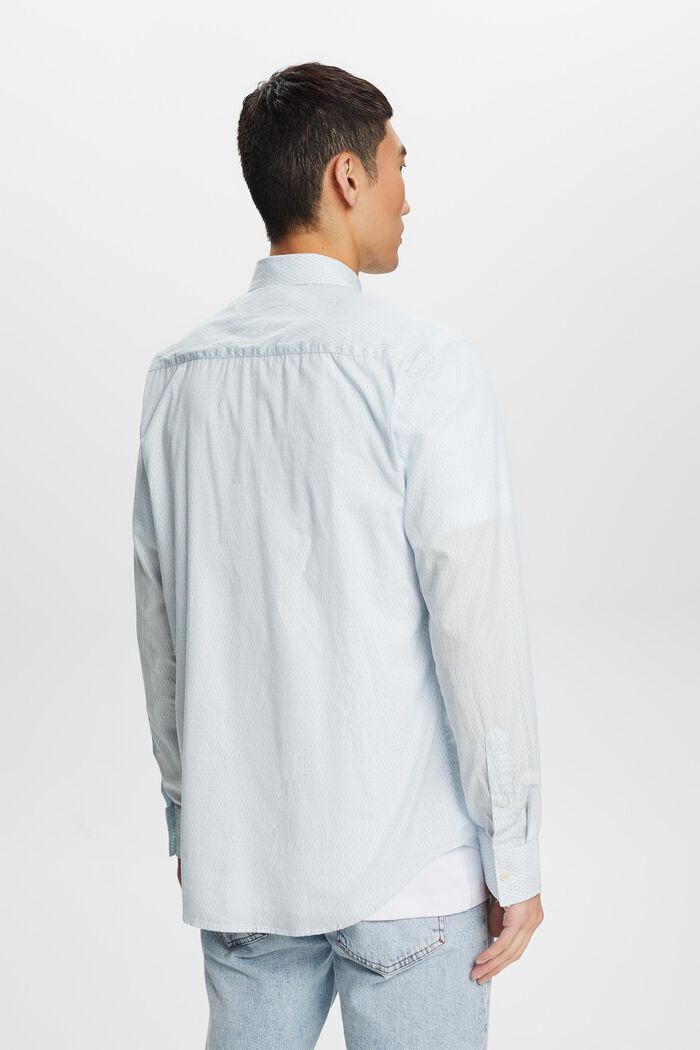 Bawełniana koszula z nadrukiem, relaxed fit, WHITE, detail image number 3