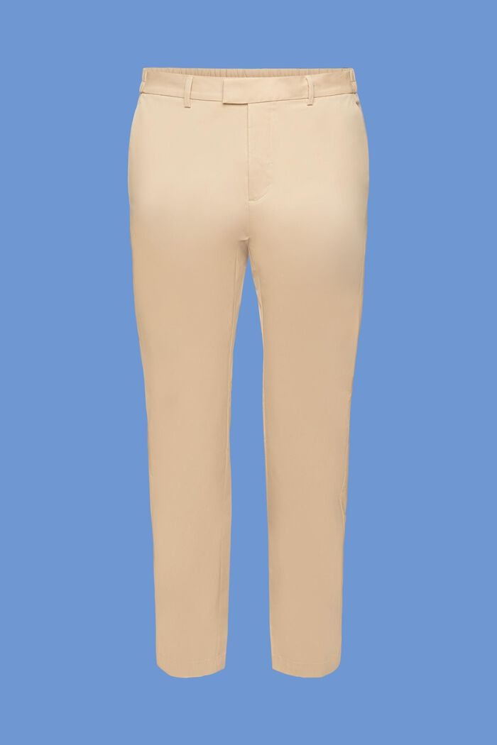 Spodnie chino z popeliny, SAND, detail image number 7