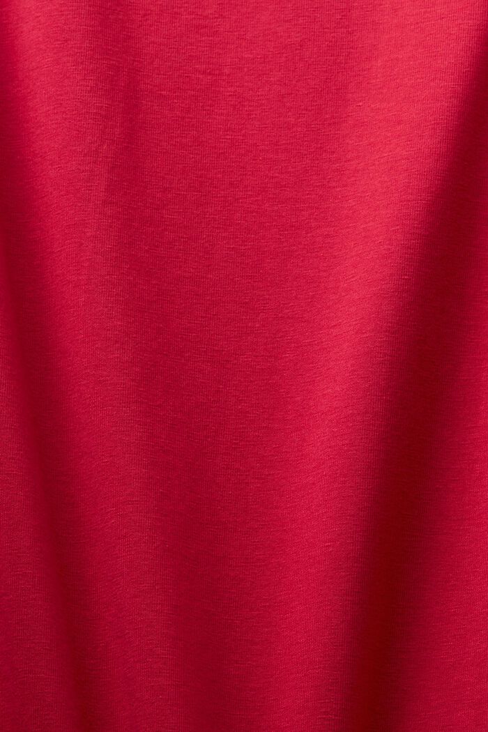 Piżama z detalami z koronki, PINK FUCHSIA, detail image number 4