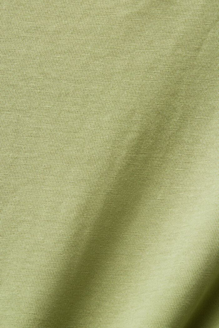 Bawełniany T-shirt z kwiatowym nadrukiem, PISTACHIO GREEN, detail image number 5