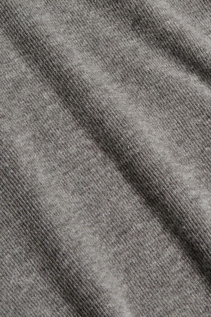 Bluza z mieszanki z bawełną ekologiczną, GUNMETAL, detail image number 4