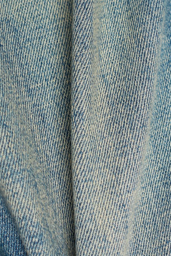 Dekatyzowane dżinsy slim fit, bawełna organiczna, BLUE MEDIUM WASHED, detail image number 1