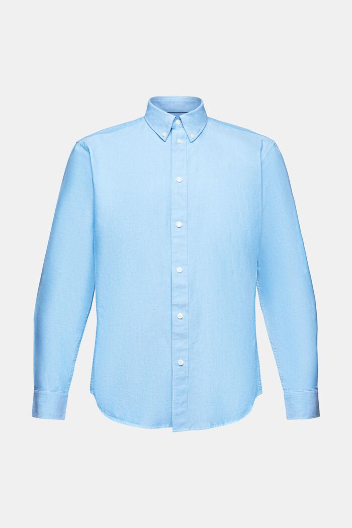 Bawełniana koszula z tkaniny Oxford, BLUE, detail image number 6