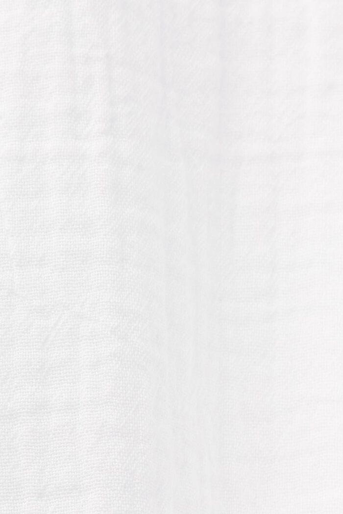 Plażowa sukienka w stylu tuniki, 100% bawełna, WHITE, detail image number 4