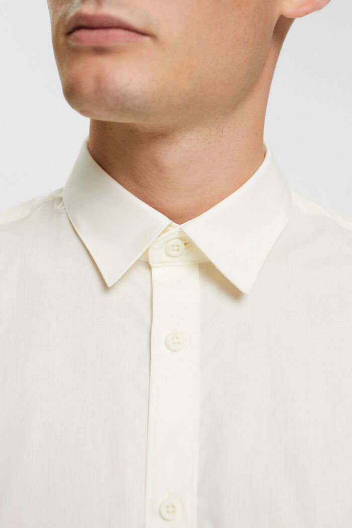 Koszula z ekologicznej bawełny, OFF WHITE, detail image number 0