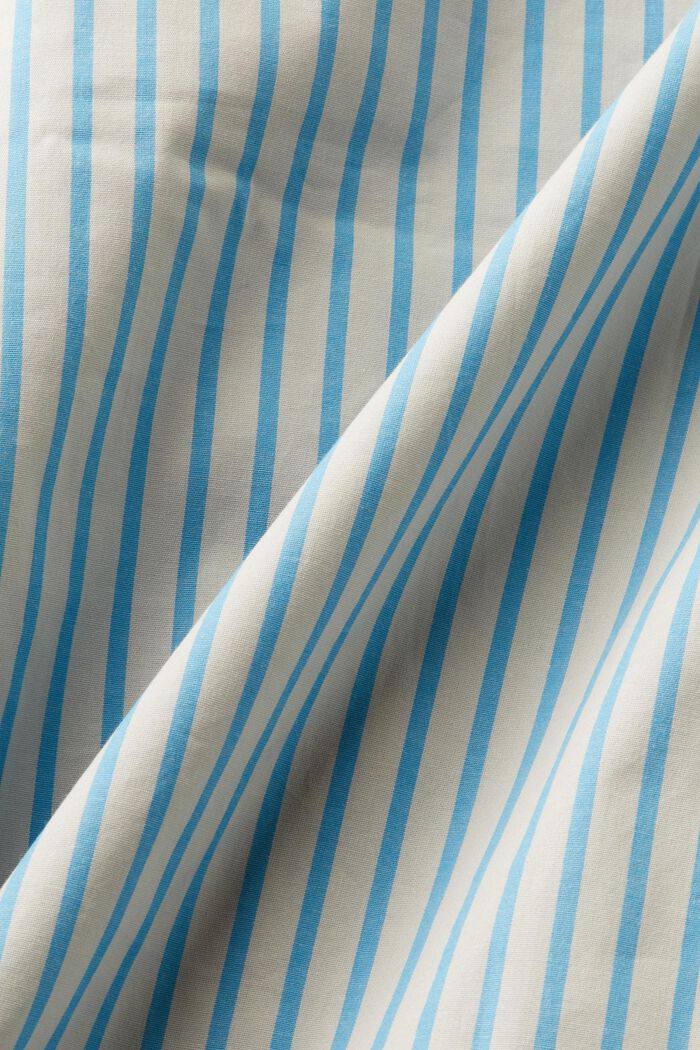 Koszula w paski z przypinanym kołnierzykiem, BLUE, detail image number 4