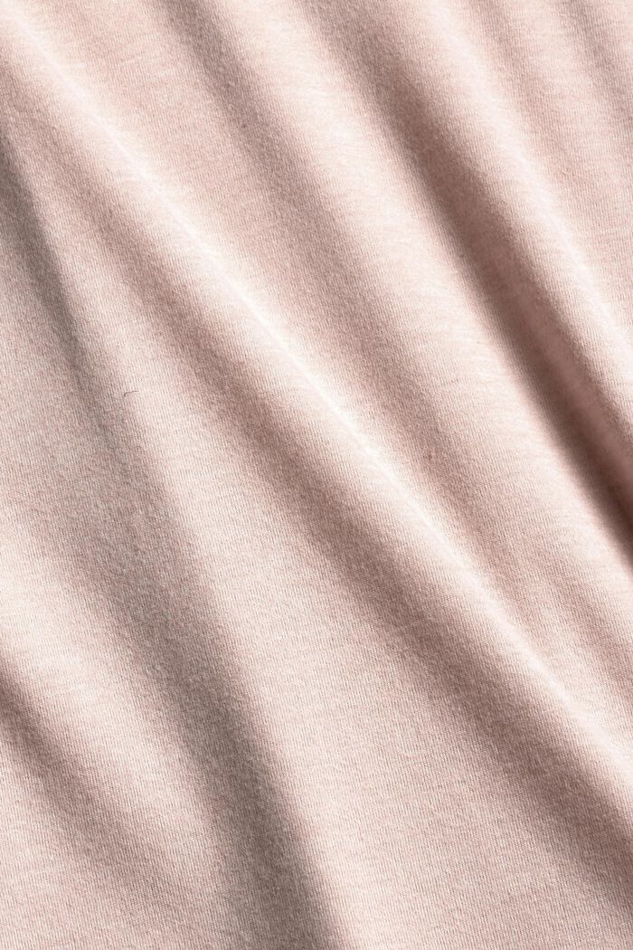 Aksamitna góra od piżamy, 100% bawełny ekologicznej, OLD PINK, detail image number 4