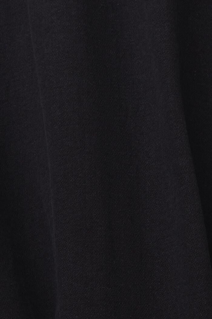 Dżinsowa koszula, 100% bawełny, BLACK DARK WASHED, detail image number 5