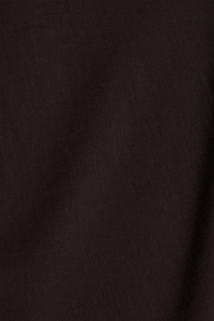 Bluzka z dekoltem kielichowym i kieszeniami, BLACK, detail image number 4