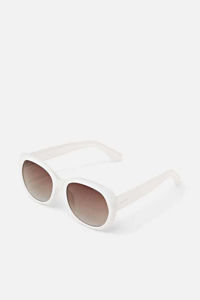 Okulary przeciwsłoneczne z okrągłymi oprawkami, WHITE, detail image number 0