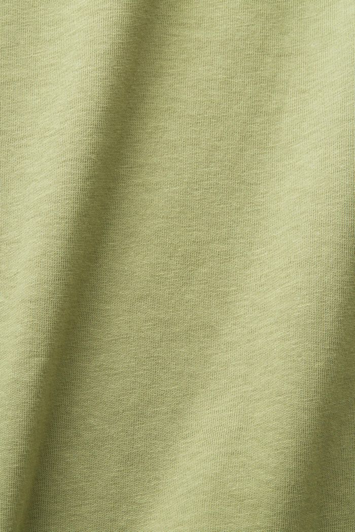 T-shirt z bawełny, PISTACHIO GREEN, detail image number 4