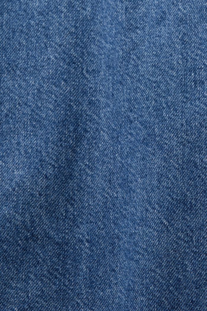 Dżinsowa szmizjerka mini, BLUE MEDIUM WASHED, detail image number 4