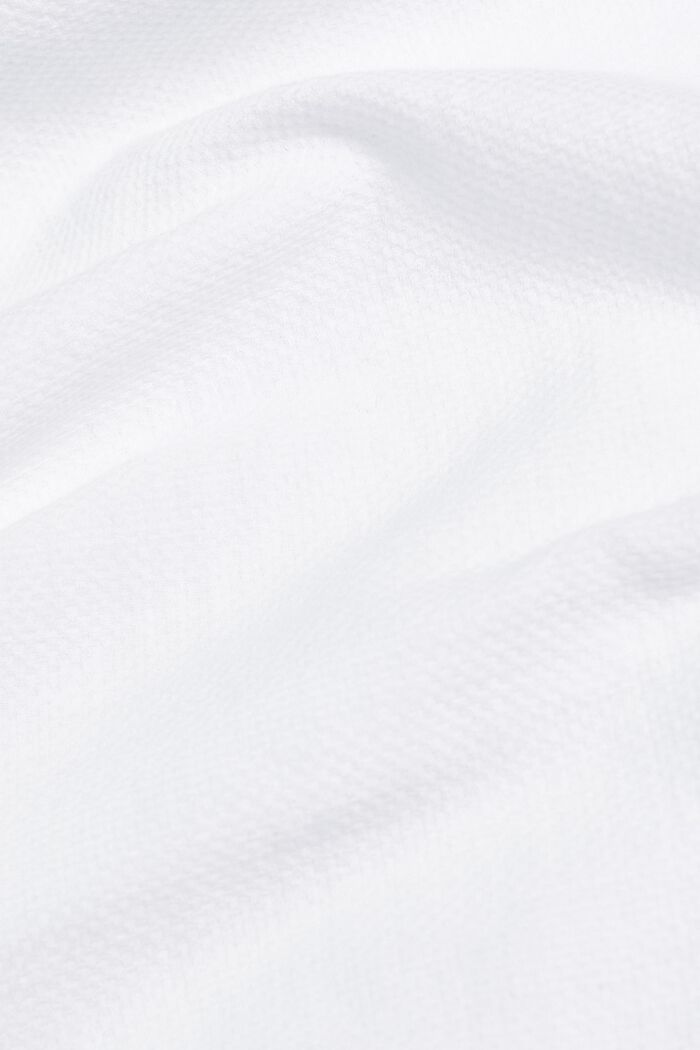 Koszula z tkaniny dobby, WHITE, detail image number 6