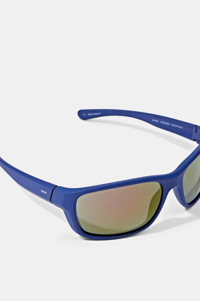 Sportowe okulary przeciwsłoneczne z elastycznymi zausznikami