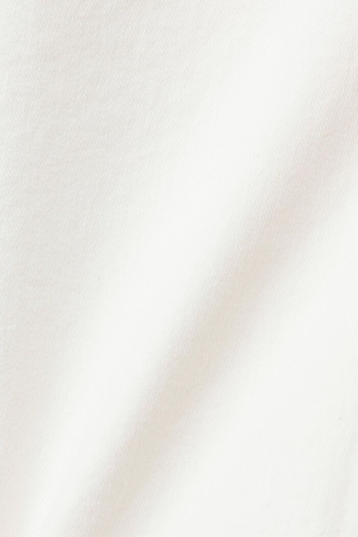 Szorty z elastycznej bawełny, OFF WHITE, detail image number 5