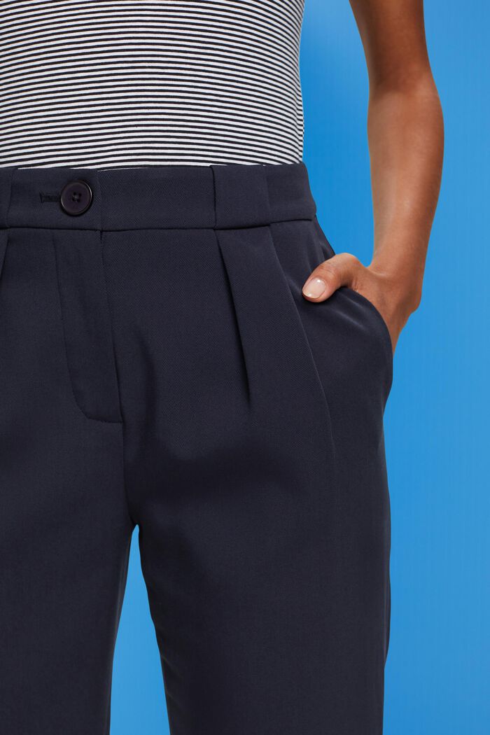 Skrócone spodnie twillowe, NAVY, detail image number 1