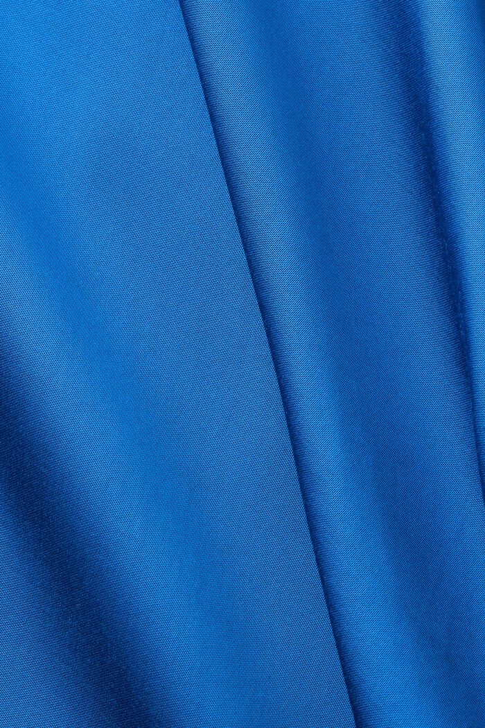 Satynowa spódnica midi, BRIGHT BLUE, detail image number 4