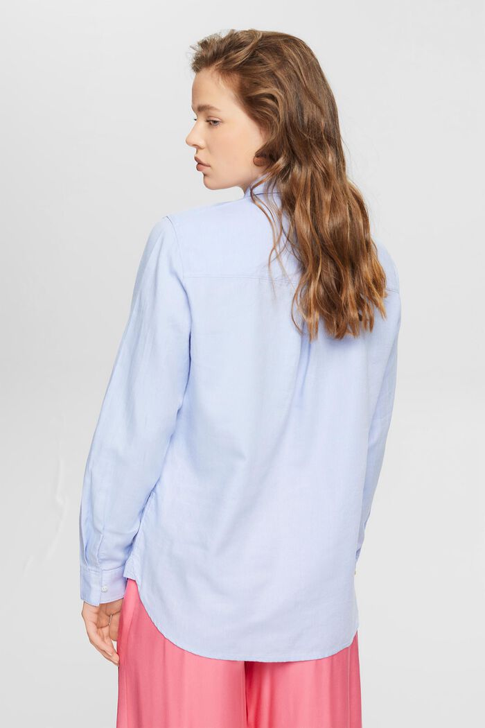 Bluzka koszulowa ze 100% bawełny, LIGHT BLUE, detail image number 3