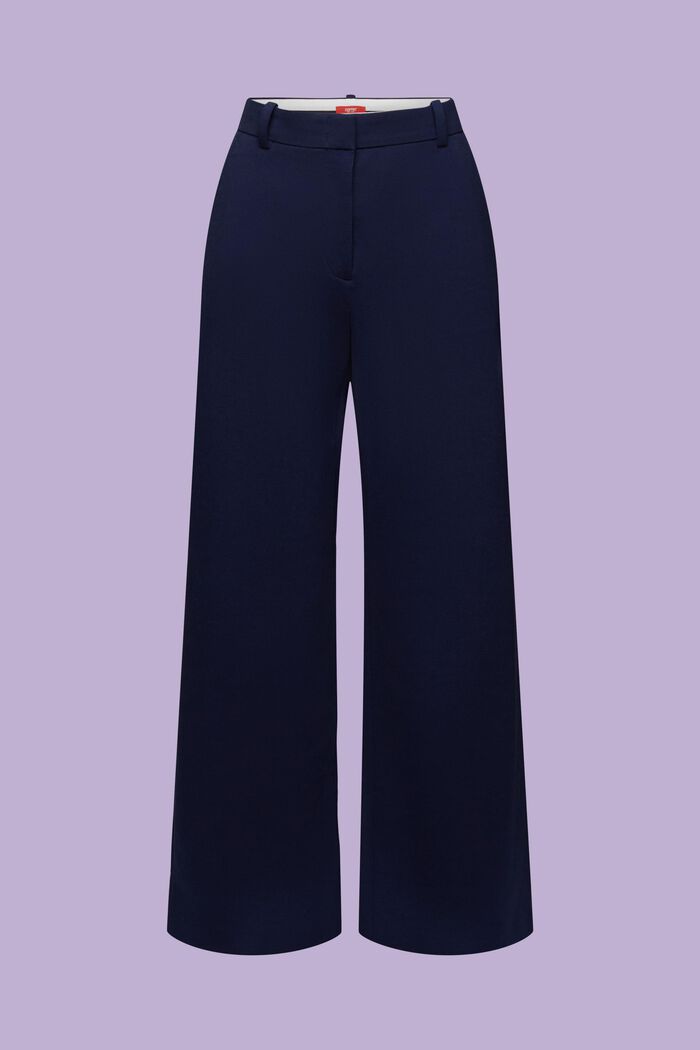 Dzianinowe spodnie z bawełny ekologicznej, BLUE RINSE, detail image number 6