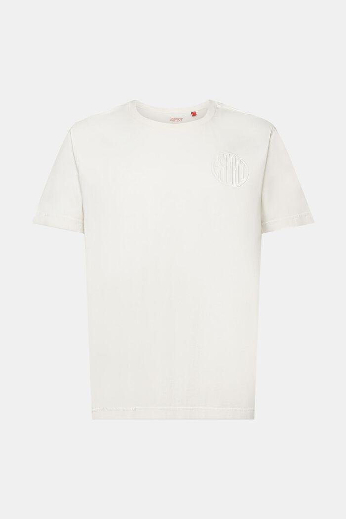 T-shirt z wyszywanym logo, 100% bawełna, ICE, detail image number 7