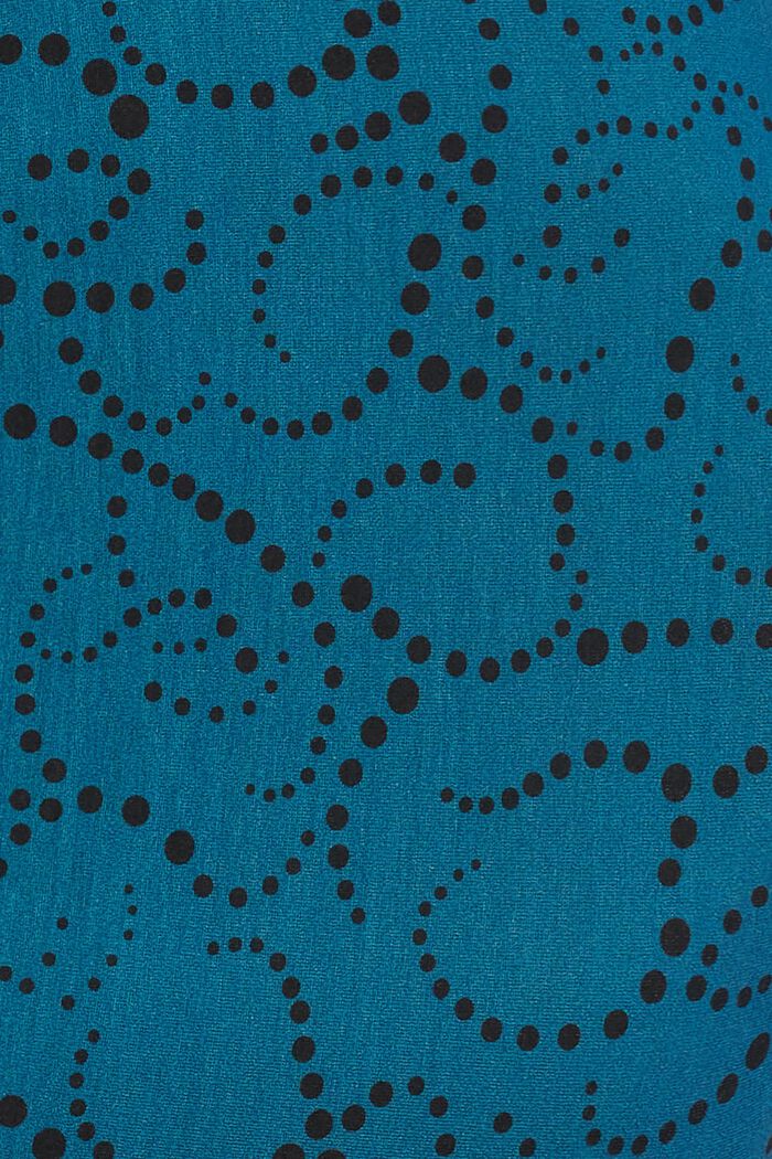 Wzorzysta sukienka z dżerseju, LENZING™ ECOVERO™, BLUE CORAL, detail image number 5