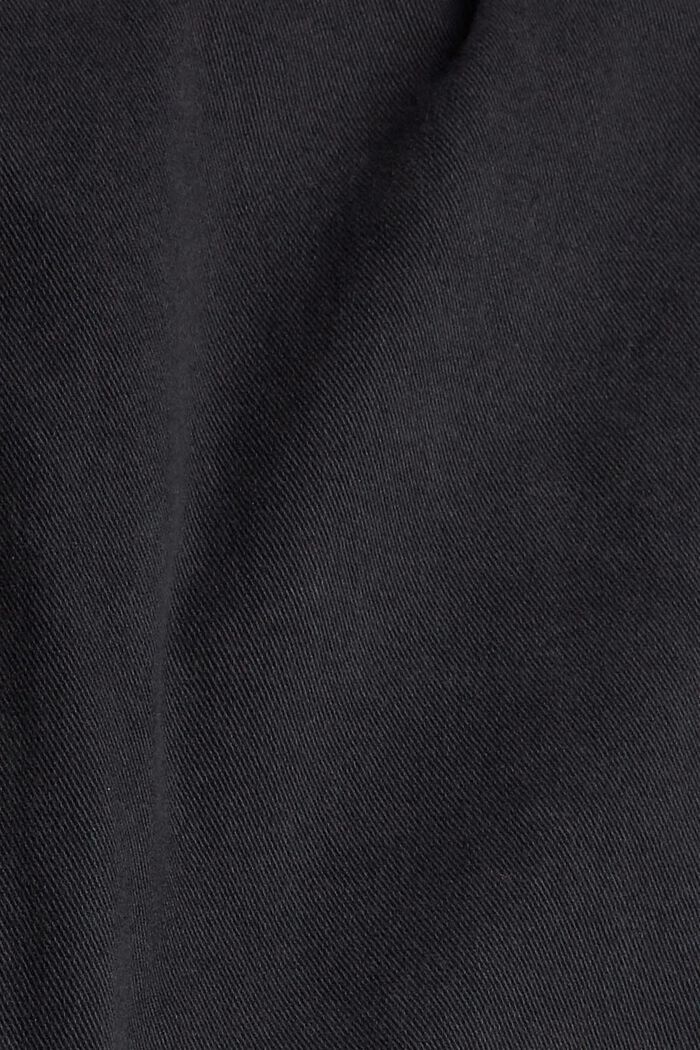 Elastyczne spodnie z zamkiem, BLACK, detail image number 4