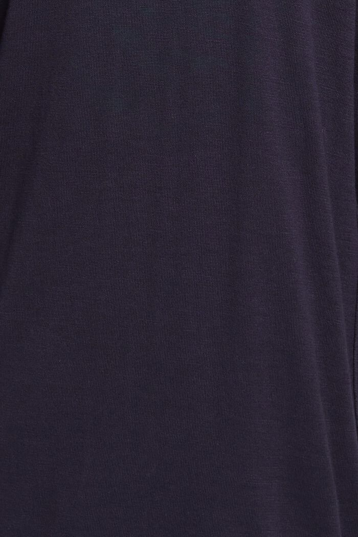 Dzianinowy kardigan z czystej bawełny z kapturem, NAVY, detail image number 5