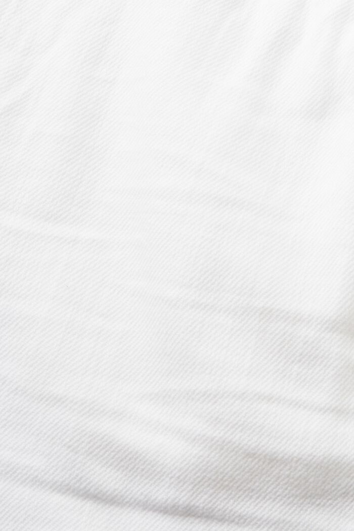 Szorty z diagonalu, 100% bawełna, WHITE, detail image number 7