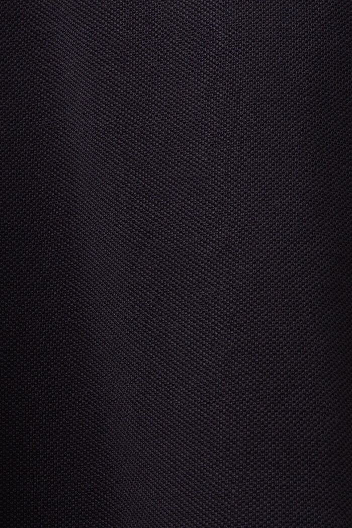 Koszulka polo z bawełny pima, BLACK, detail image number 5