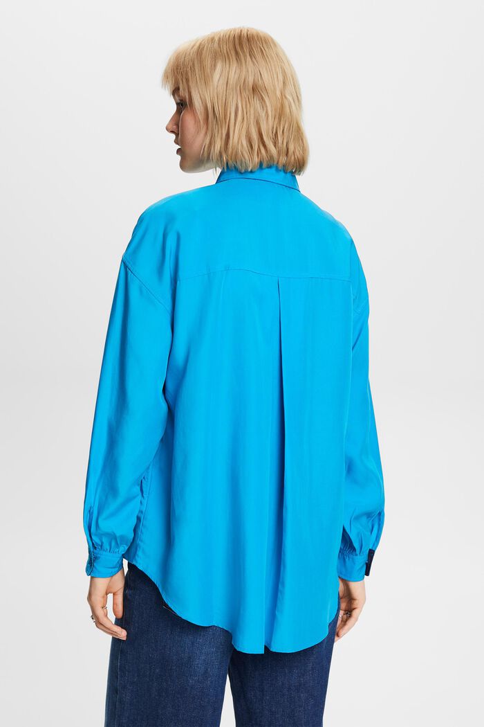 Bluzka koszulowa oversize, BLUE, detail image number 3