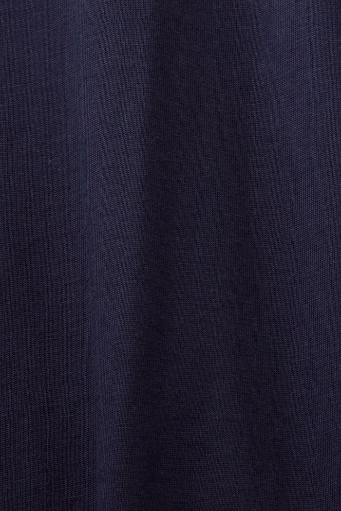 T-shirt z dżerseju z bawełny pima, NAVY, detail image number 5