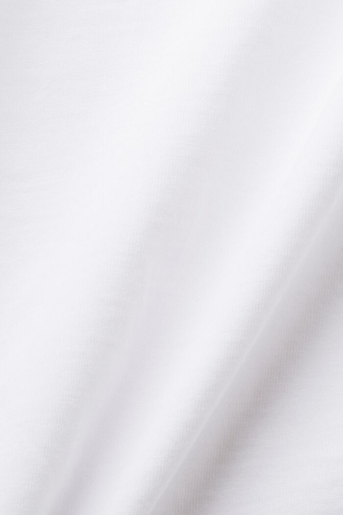 T-shirt z nadrukiem z przodu, 100% bawełny, WHITE, detail image number 6