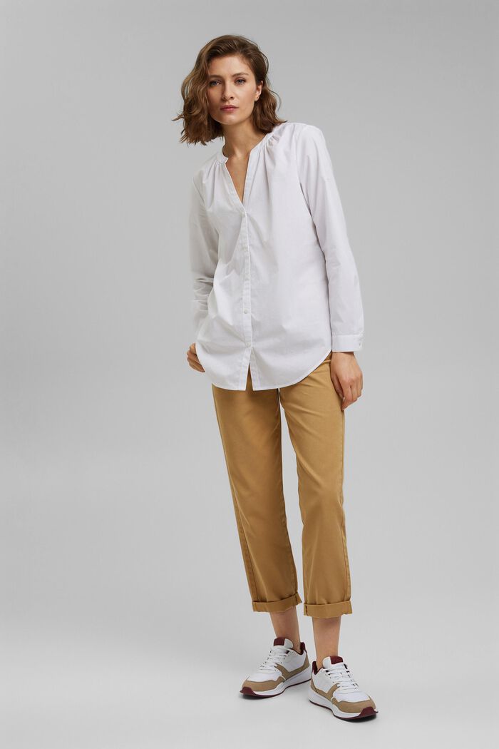 Bluzka ze 100% bawełny ekologicznej, WHITE, detail image number 6