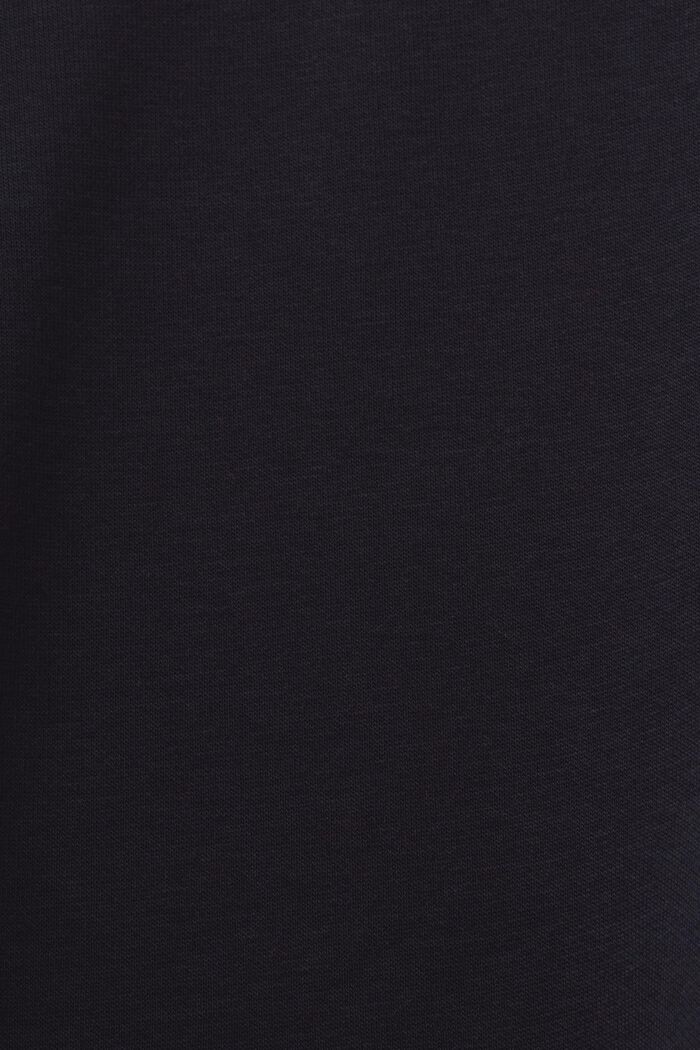 Bluza polarowa z okrągłym dekoltem, BLACK, detail image number 5
