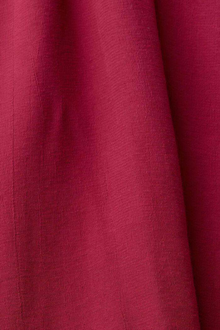 Bluzka z koronkowym detalem, CHERRY RED, detail image number 5