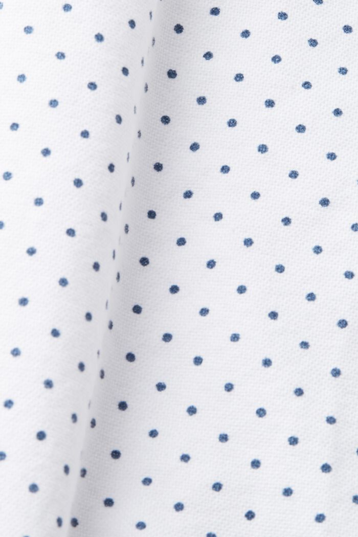Zapinana na guziki koszula z nadrukiem, WHITE, detail image number 6