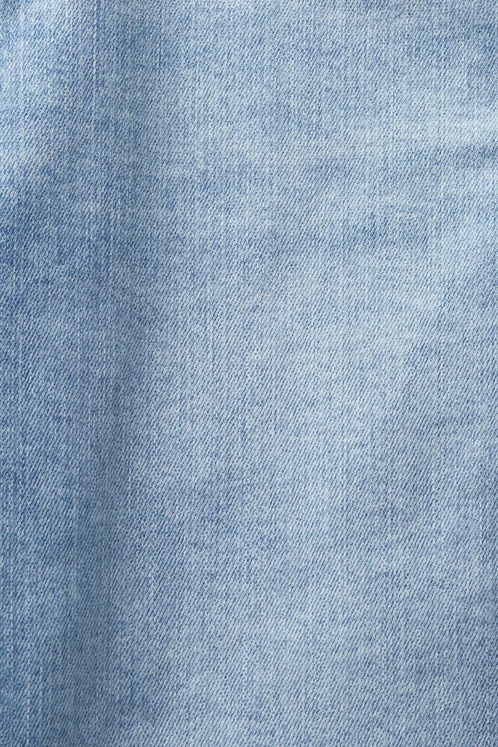 Dżinsy skinny ze średnim stanem, BLUE LIGHT WASHED, detail image number 6