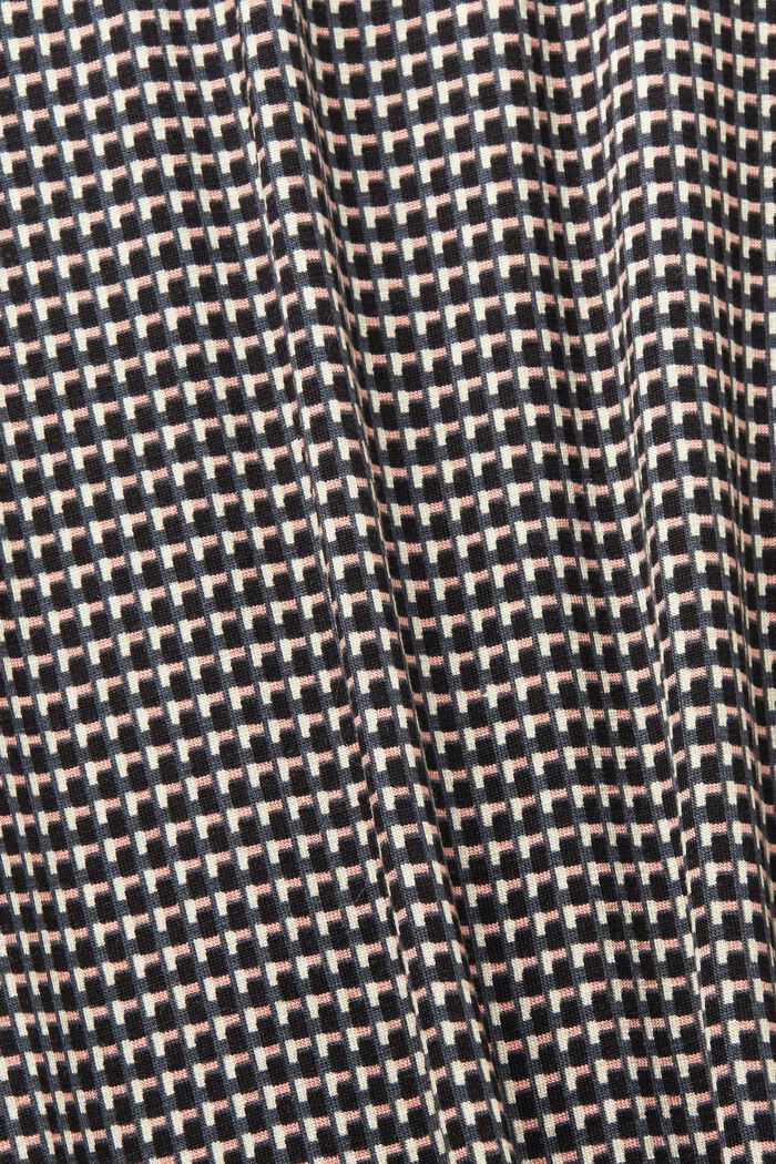 Koszula nocna ze wzorem na całej powierzchni, BLACK, detail image number 4