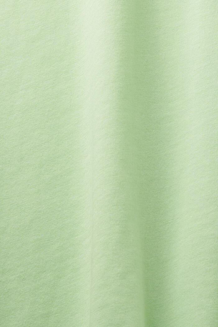 Z recyklingu: melanżowy T-shirt z jerseyu, CITRUS GREEN, detail image number 6