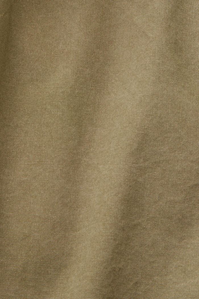 Spodnie bojówki na gumce, 100% bawełny, OLIVE, detail image number 6
