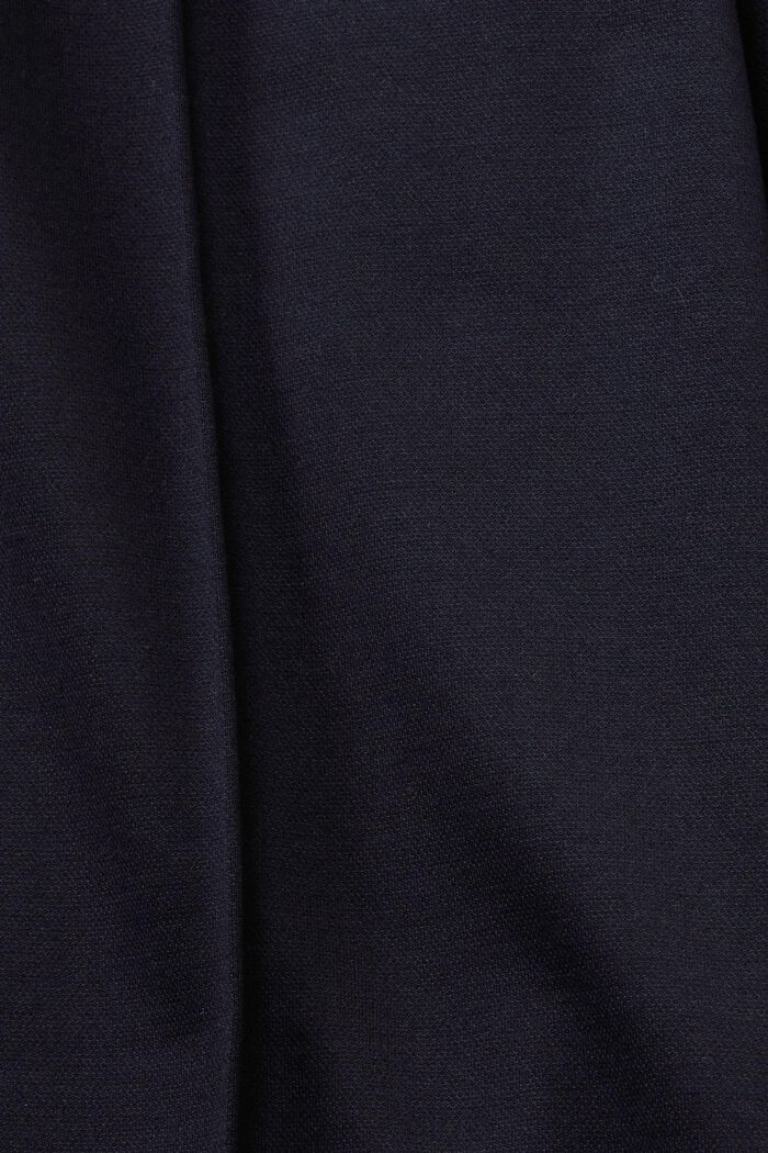 Tkane spodnie z szerokimi nogawkami, DARK BLUE, detail image number 6