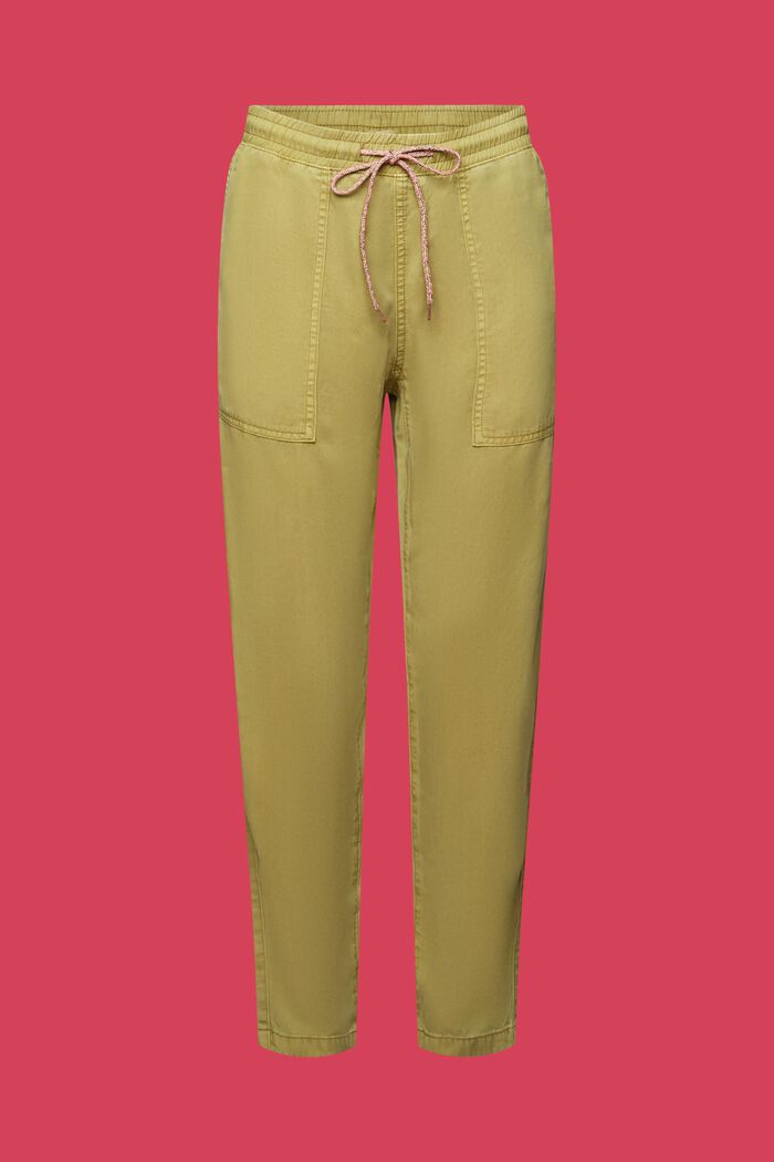 Spodnie z elastycznym pasem, PISTACHIO GREEN, detail image number 7