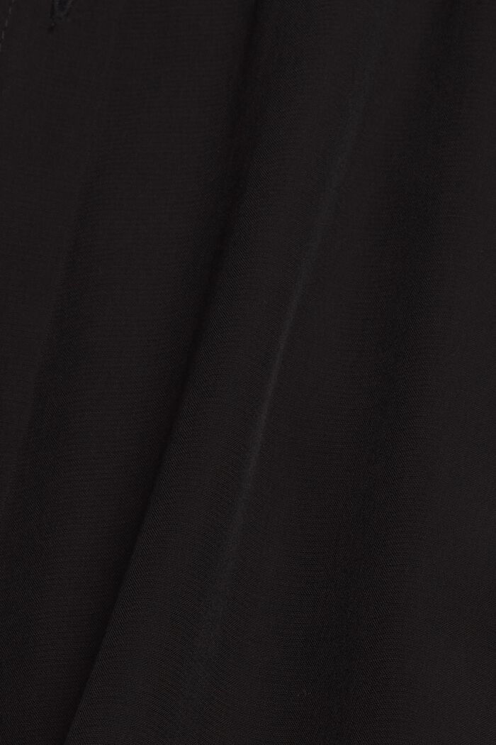 Długa bluzka z LENZING™ ECOVERO™, BLACK, detail image number 4