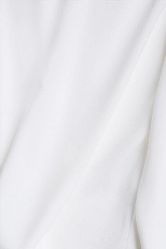 Bluza z metalicznym efektem, WHITE, detail image number 4